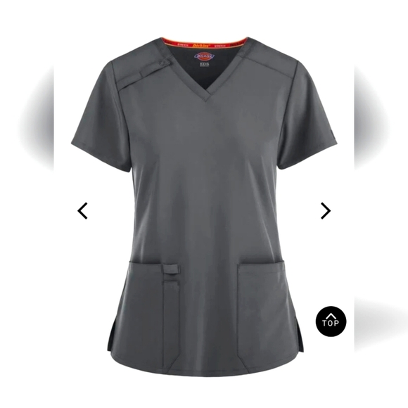 Dickies Gray 4 Way Stretch Scrub Set XL TOP 2X BOTTOM - Picture 1 of 6